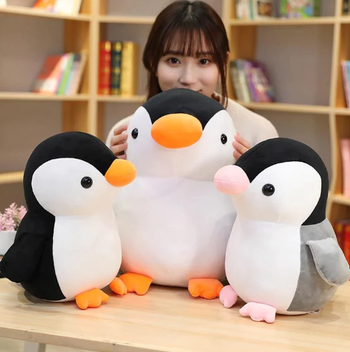 Kawaii Fisher and Fiona the Penguins Plushies