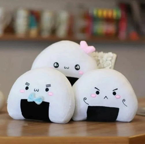 Kawaii Onigiri Japanese Rice Ball Squad Plushies