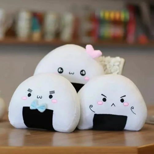 Kawaii Onigiri Japanese Rice Ball Squad Plushies