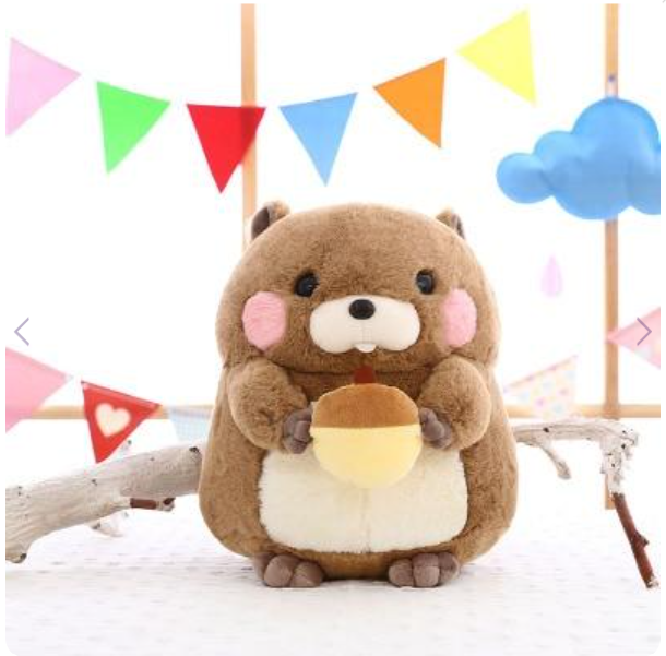 Kawaii Snacking Beaver Plushies