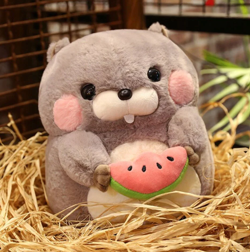 Kawaii Snacking Beaver Plushies