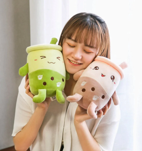 Kawaii Matcha Bubble Tea Plushies