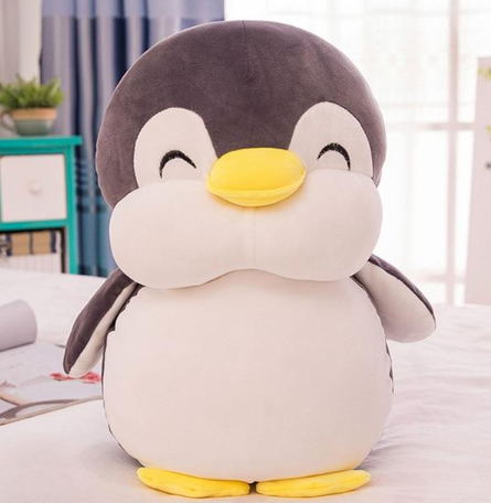 Kawaii Happy Penguin Trio Plushies