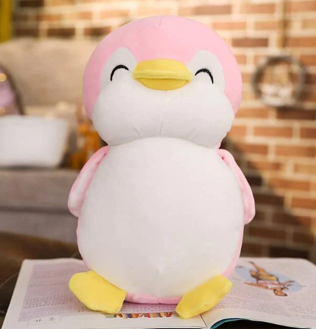 Kawaii Happy Penguin Trio Plushies