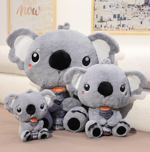 Kawaii Koala and Her Branch Plushies