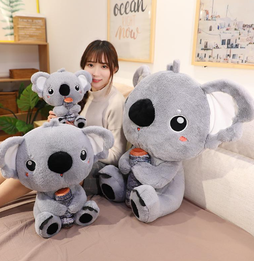 Kawaii Koala and Her Branch Plushies