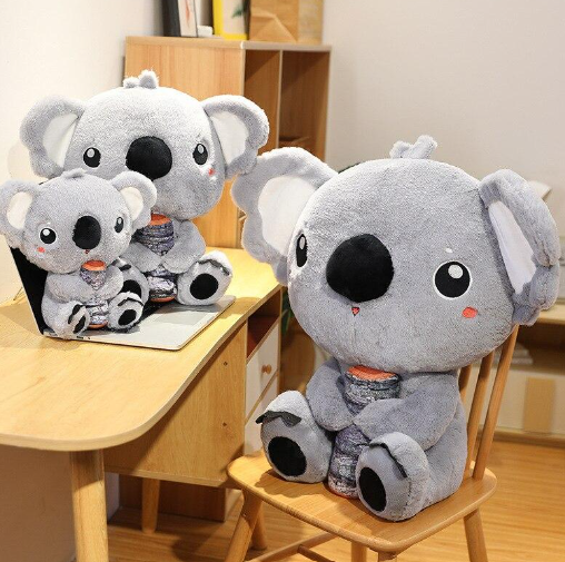 Kawaii Koala and Her Branch Plushies