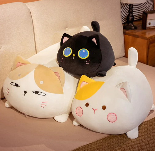 Kawaii Chubby Cat Martha Tabby KiKi Plushies Crew