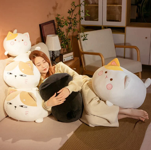 Kawaii Chubby Cat Martha Tabby KiKi Plushies Crew