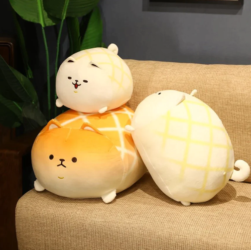 Kawaii Shiba Inu Pineapple Bun Plushies