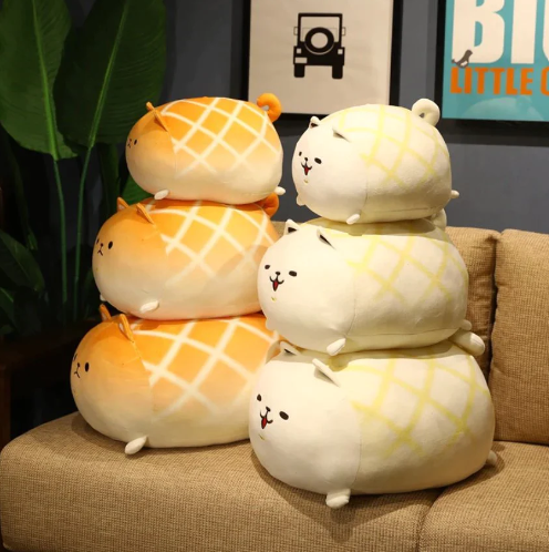 Kawaii Shiba Inu Pineapple Bun Plushies