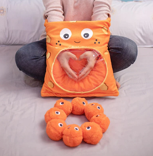 Kawaii Cheesy Puffs Snack Plushies