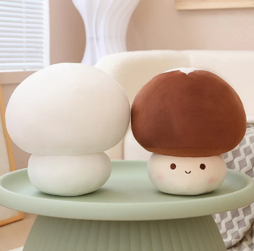 6. Kawaii Mushroom Family Plushies Red Brown White | NEW