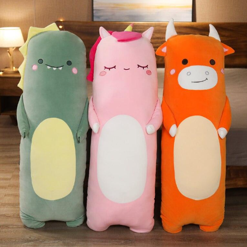 Kawaii Long Animal Body Pillow Plushie Collection