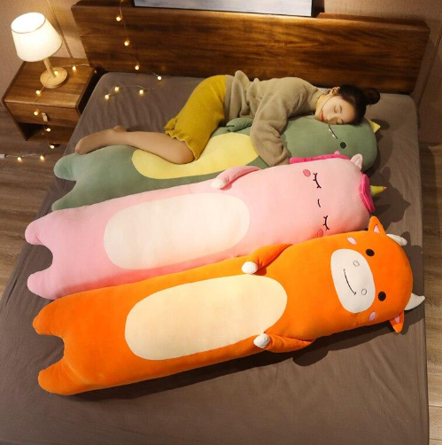 Kawaii Long Animal Body Pillow Plushie Collection