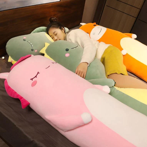 Kawaii Long Animal Body Pillow Plushie Collection