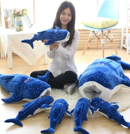 Kawaii Whale Shark Family Plushies