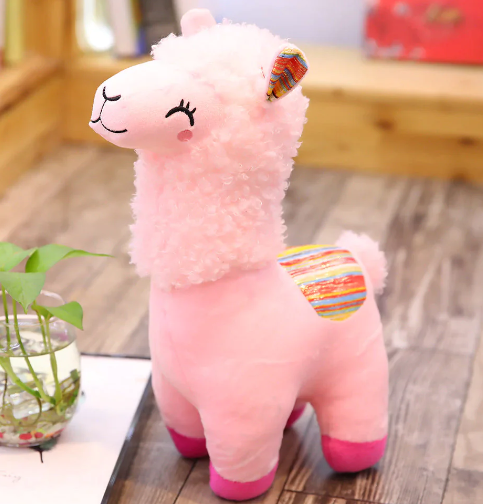 Fluffy kawaii Alpaca Stuffed Animals Family Plushies