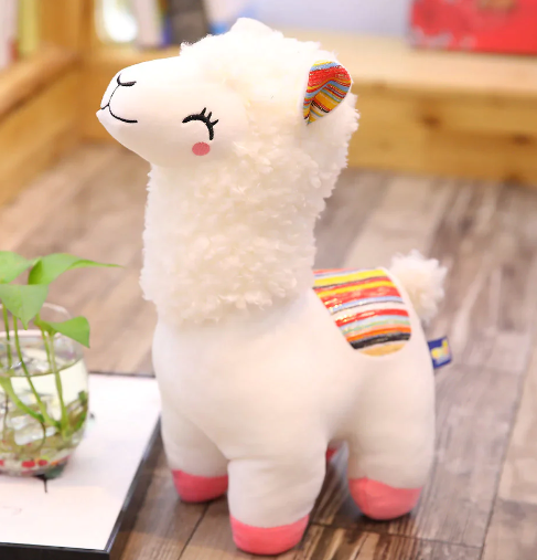 Fluffy kawaii Alpaca Stuffed Animals Family Plushies