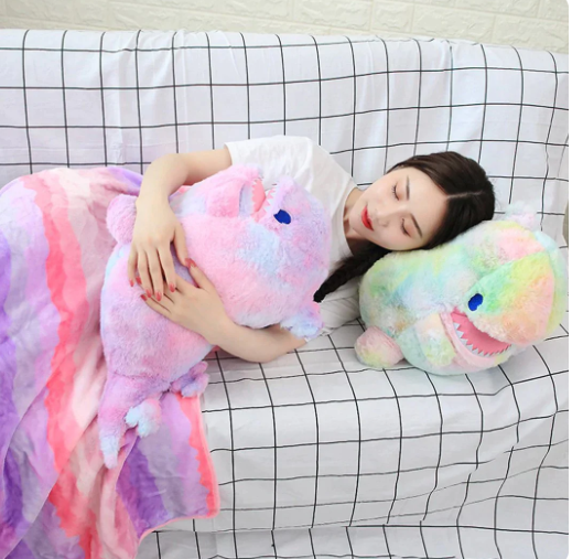 Fuzzy Kawaii galaxy Dinosaur Rex Stuffed Animals Plushie