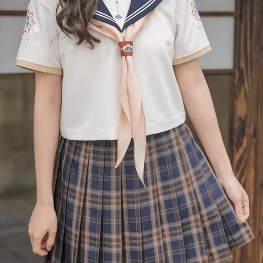 Japanese Style Tribal Feast Jk Uniform Skirt