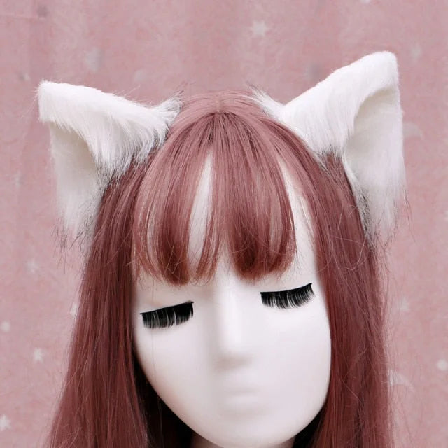 Anime Lolita Cosplay Kawaii Cat Ears Headband