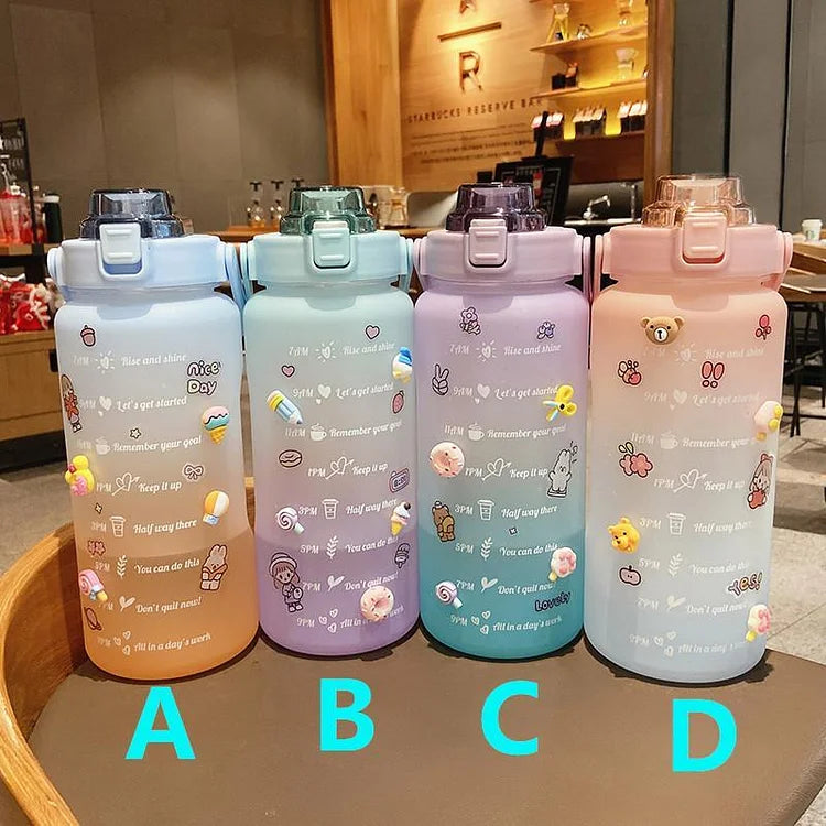 4 Colors Super Big Sports Drinking Water Bottle