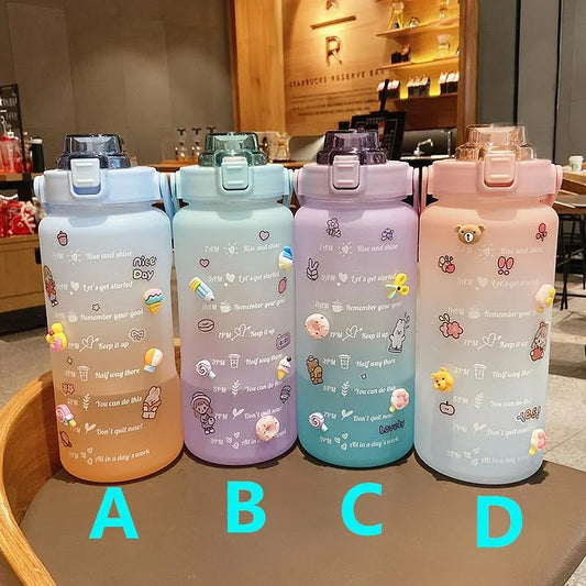 4 Colors Super Big Sports Drinking Water Bottle