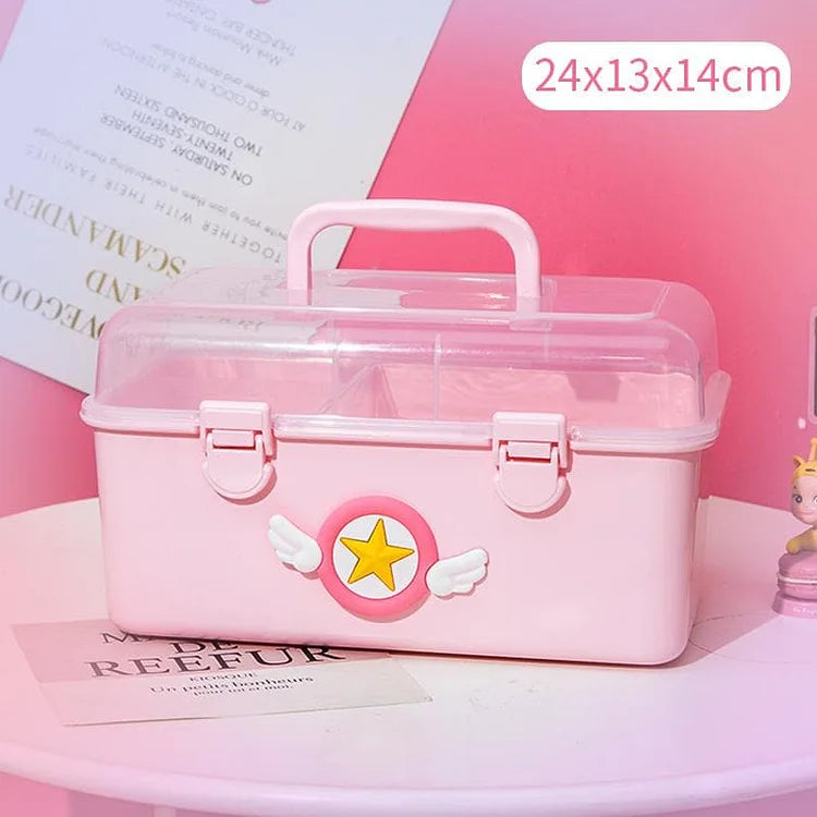 Cute Pink Storage Boxs