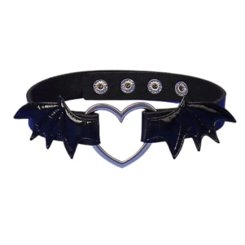 Lovely Devil Wings PU Choker