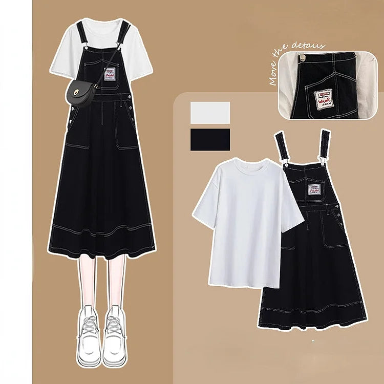 Ollie Sweet Overalls Set