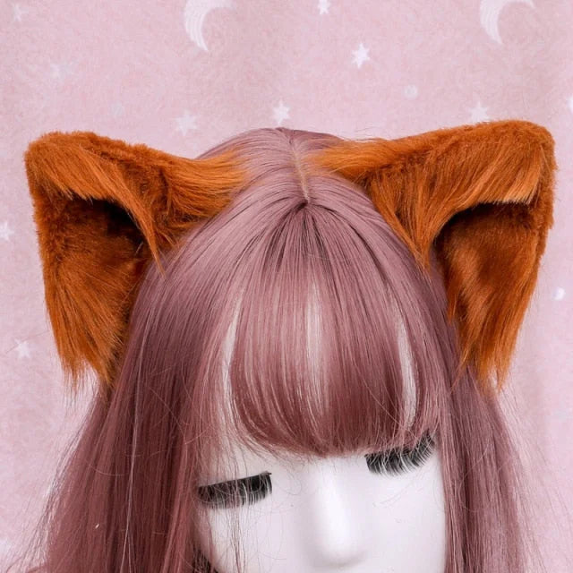 Anime Lolita Cosplay Kawaii Cat Ears Headband