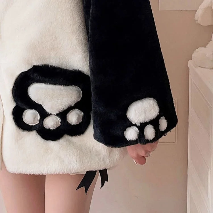 [Fully Payment Reservsation] Kawaii Sleepy Bear Cute Cat Winter Lolita Coat