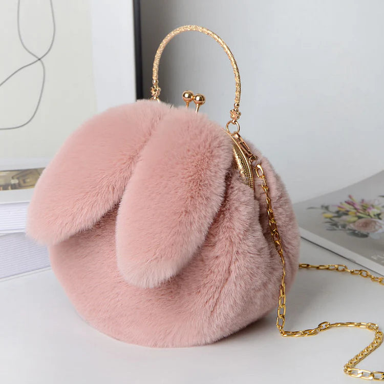 Kawaii Bunny Plush Cross Body Bag