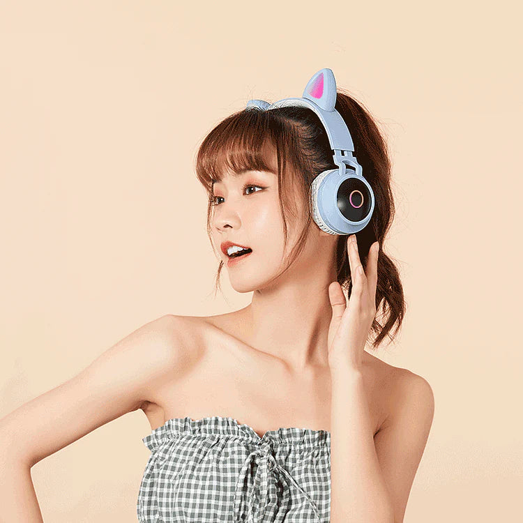 5 Colors of Glowing Cat Ear Wireless Bluetooth Headset