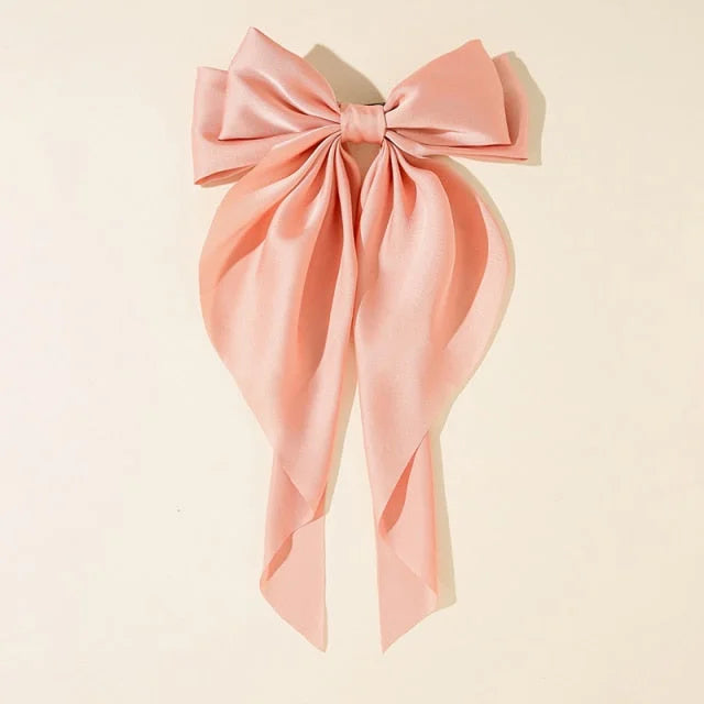 Korean Chiffon Big Bowknot Barrettes Hair Clip