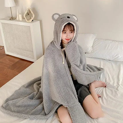 Kawaii Animal Bunny Fleece Cape