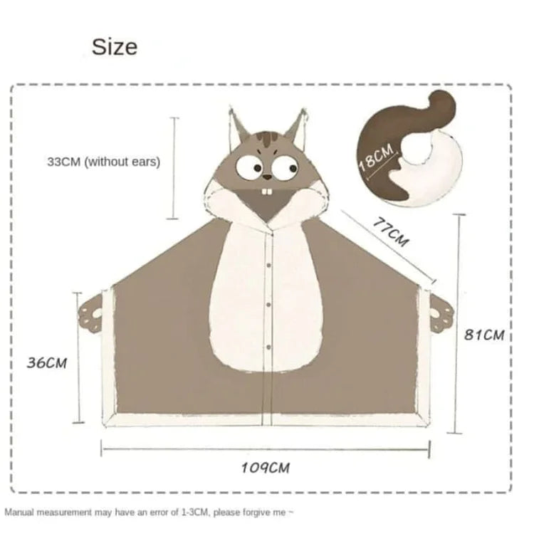 Pre-Sale Kawaii Anime Animal Fleece Cape