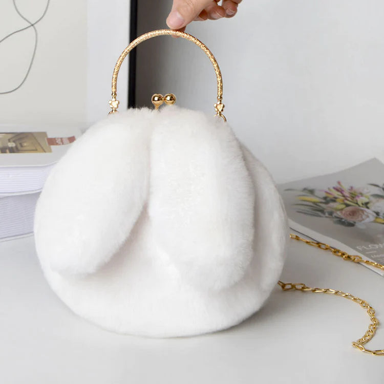 Kawaii Bunny Plush Cross Body Bag