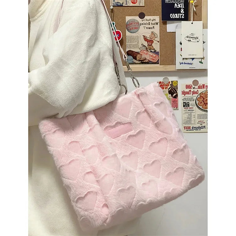 Pink Heart Bag Purse