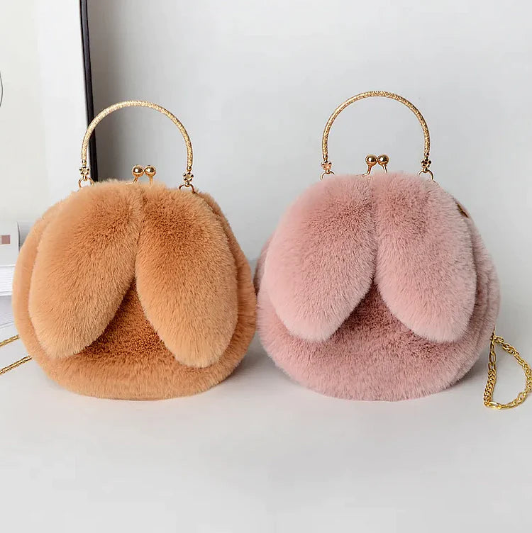 Kawaii Bunny Plush Cross Body Bag