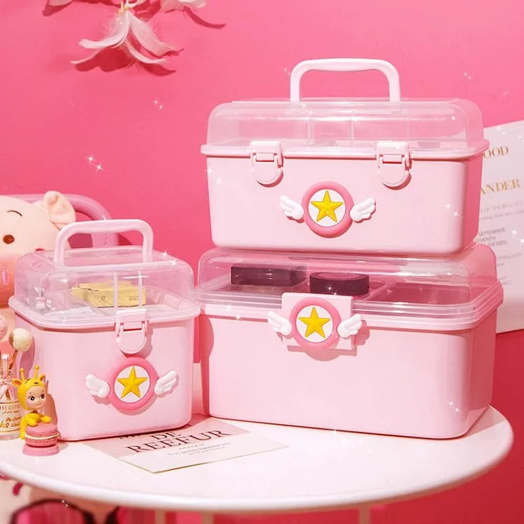 Cute Pink Storage Boxs