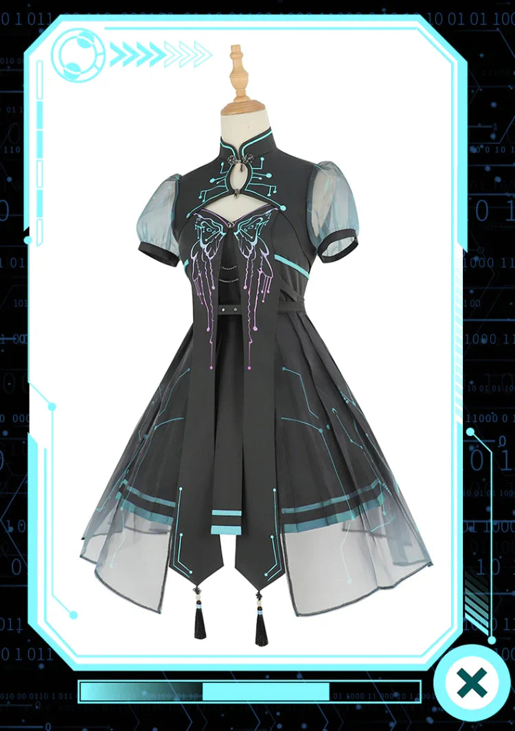 Gothic Betterfly Ember Lolita Dress Full Set