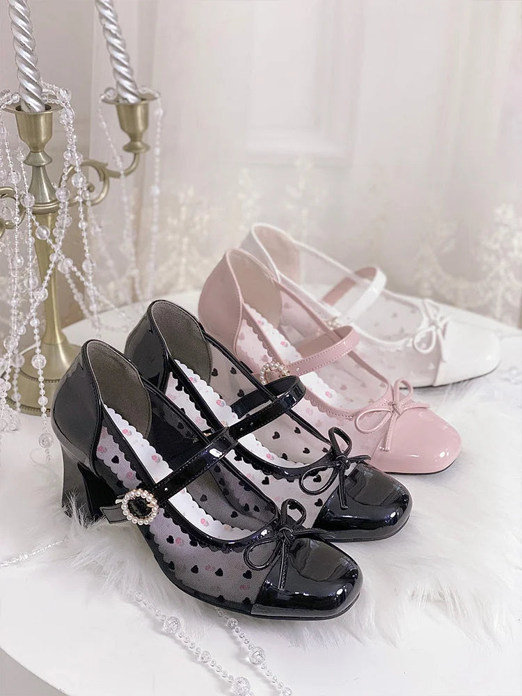 Cute Soft Casual Tea Party Lolita Shoes