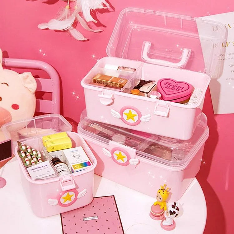 Cute Pink Storage Boxs