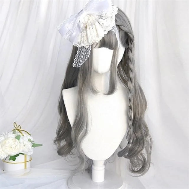 Lolita Cute Girl Long Wavy Wig