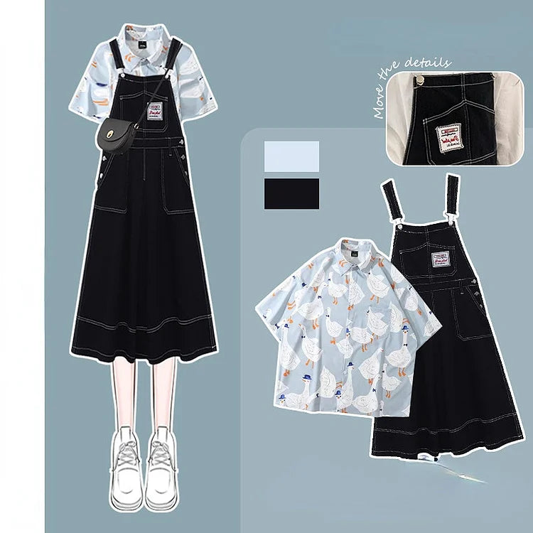 Ollie Sweet Overalls Set