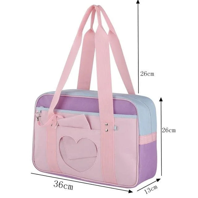 Lovely Girls Travel Large Capacity Canvas Bag