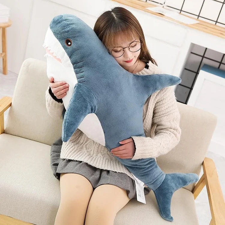 Unique Shark Plush Stuffed Toy Pillow Cushion