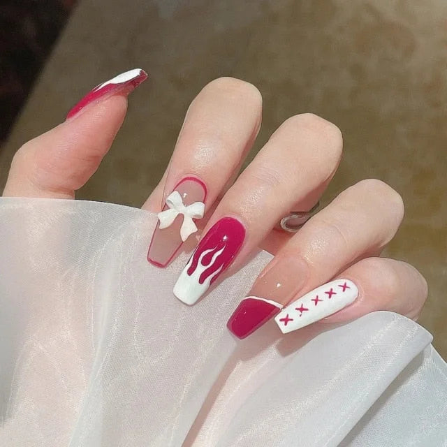 {SALE} Kawaii Press On nails Ready to Go False Nail